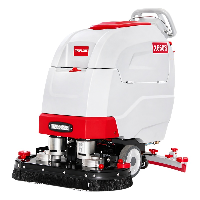 X660S dual brush floor scrubber